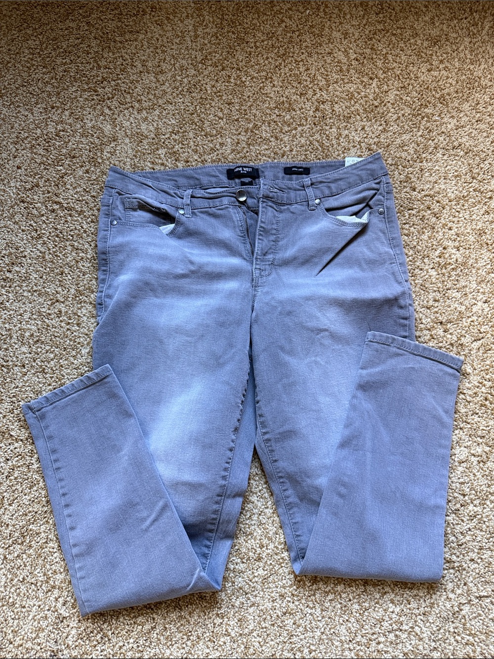 Nine West light Gray Skinny Jeans